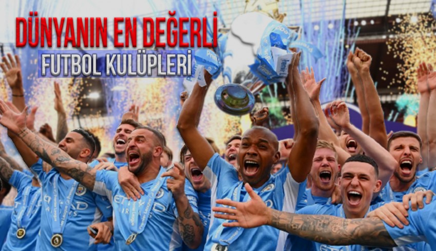 Die Top Drei sind Manchester City, Real Madrid und Barcelona.