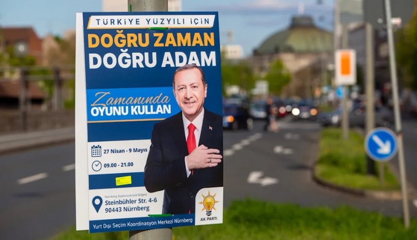 Erdoğans Plakate sind in Deutschland verboten