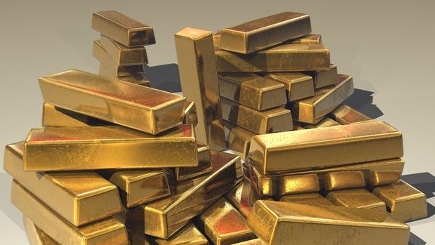 Gold, das letzte Woche gestiegen ist, befindet sich in einem horizontalen Trend