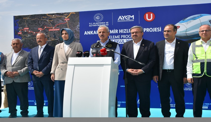 Hochgeschwindigkeitszugprojekt, das die Reisezeit zwischen Ankara und Izmir auf 3 Stunden und 30 Minuten verkürzen wird