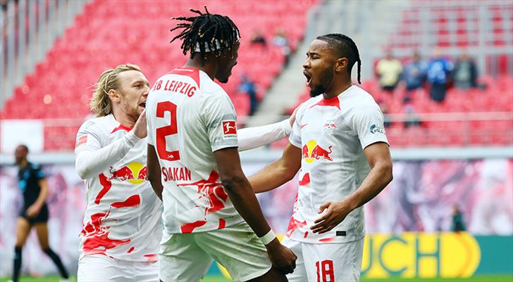 Leipzig gewann mit Nkunku
