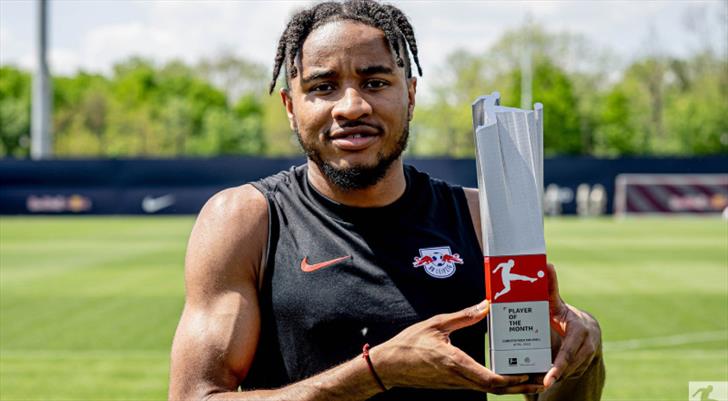 Nkunku, Fußballer des Jahres in der Bundesliga