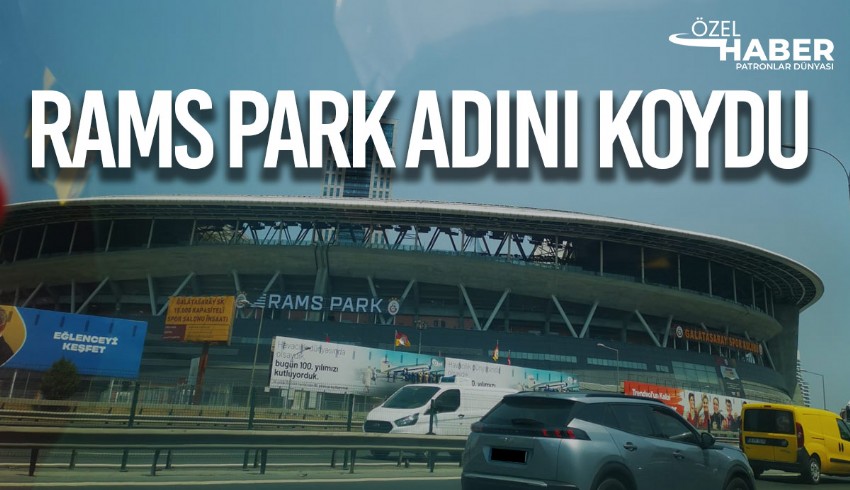 Rams Global, mit dem Galatasaray eine Vereinbarung zum Stadionsponsoring getroffen hat, nahm seinen Platz im Stadionnamen ein.