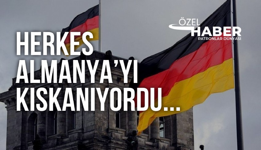 Was geschah mit der Wirtschaft Deutschlands, die einst mit ihrem wirtschaftlichen Erfolg auf der Tagesordnung stand?