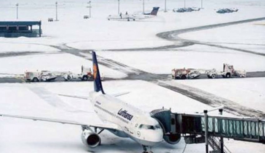 320 Flüge am Flughafen München wegen starkem Schneefall in Deutschland gestrichen