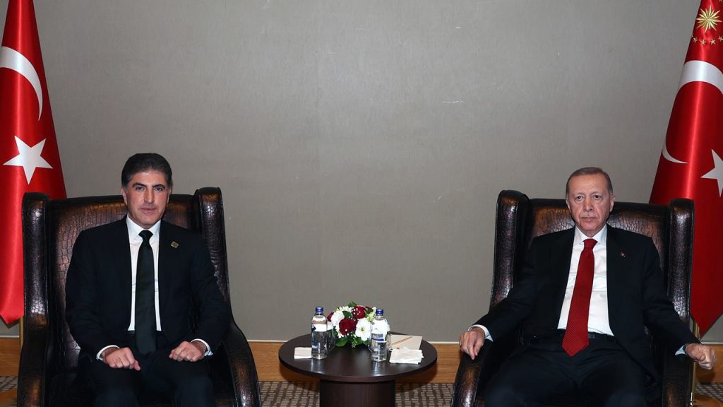Erdoğan empfing Barzani: Sie diskutierten über das Entwicklungsstraßenprojekt