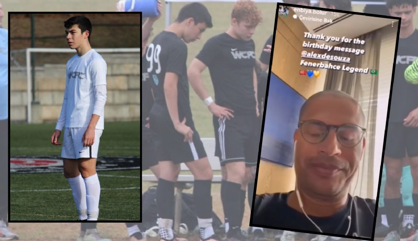 Geburtstagsüberraschung für Enbiya Bolur von Fenerbahçe-Legende Alex De Souza